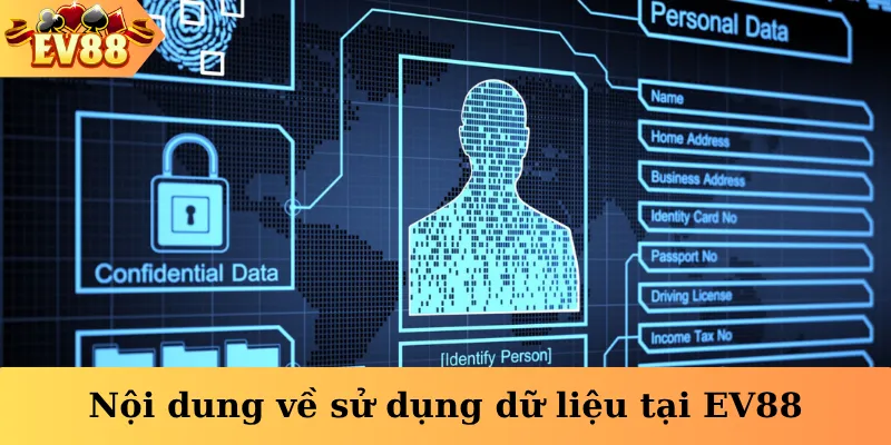 Nội dung về sử dụng dữ liệu tại EV88